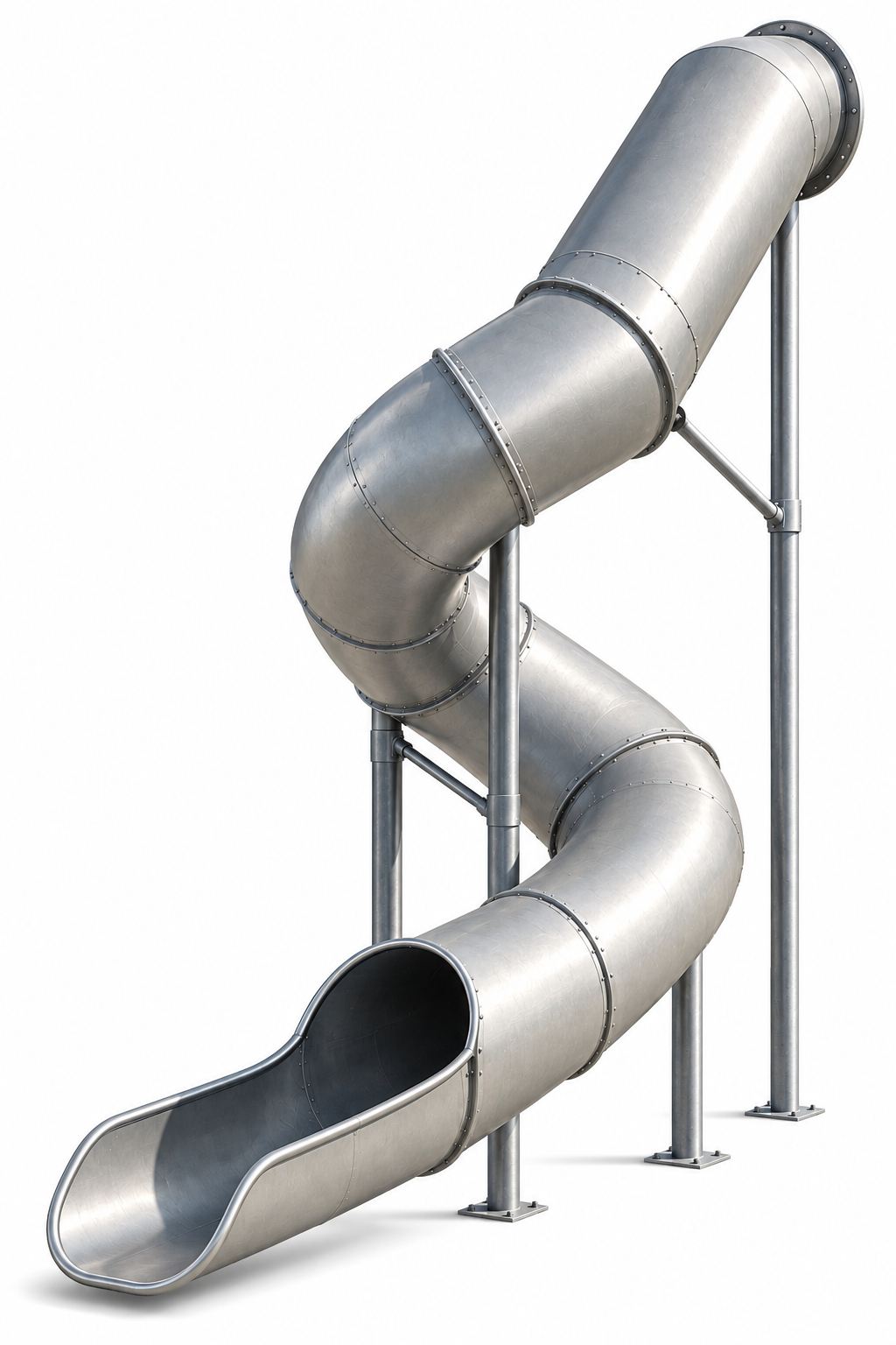 Illustration du toboggan métallique de Gravelone